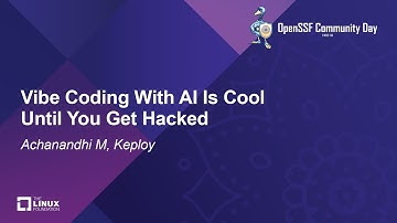 Vibe Coding With AI Is Cool Until You Get Hacked - Achanandhi M, Keploy