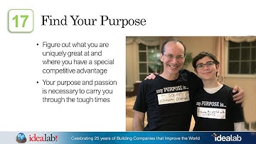 Find Your Purpose (Bill Gross Idealab) Lesson 17