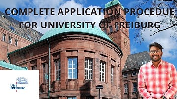 Complete Application process of "University of Freiburg" -- Embedded Systems