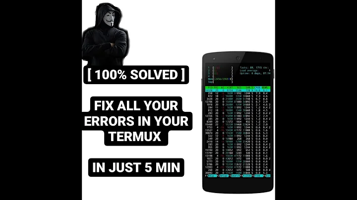 [ 100% SOLVED ] Fix all your errors in Termux