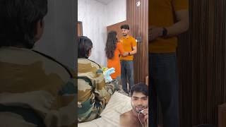 पति ने रंगोंहाथ पकड़ लिया 😯#youtubei #funny #cimedy shortf