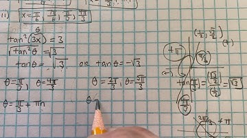 5.3 Solving trig. equations with multiple angles