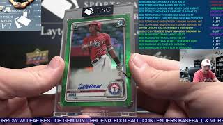 HIT RECAP FOR 2020 Bowman Chrome Baseball Hobby 12 Box Case Break #28