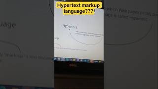 what is hypertext markup language 🤔?????#today #viralvideo #shorts #coding #html5 #questions #css3