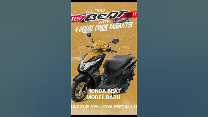 HONDA BEAT MODEL DAN WARNA BARU ❗🔥