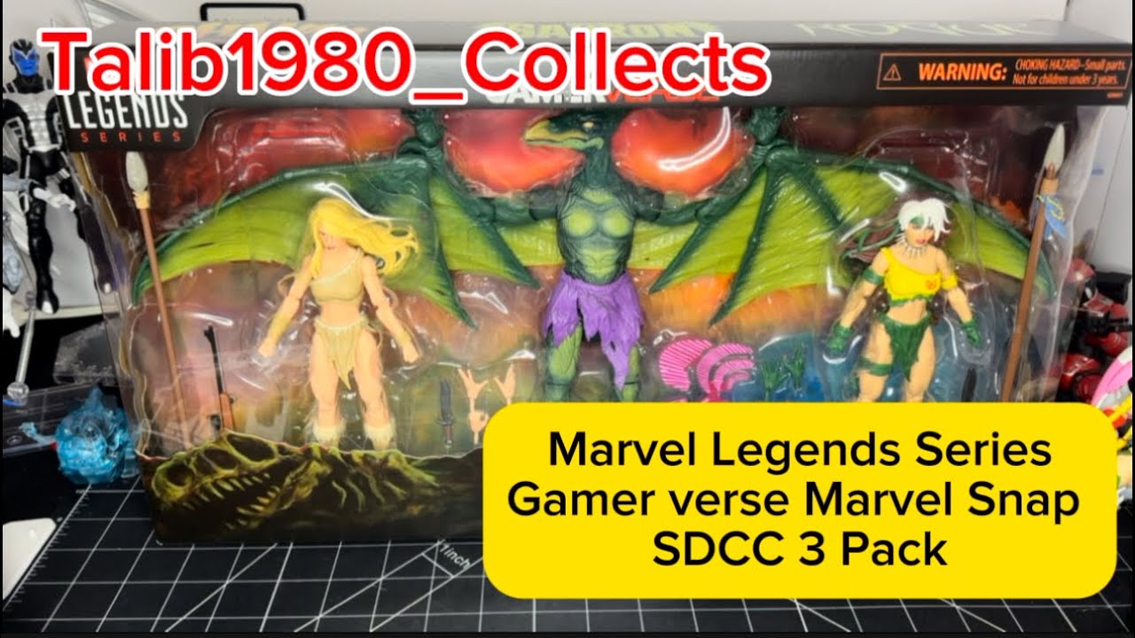 SDCC Exclusive Marvel Legends Series Gamerverse Marvel Snap 3 Pack