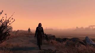 Fallout 4: orange colored sky
