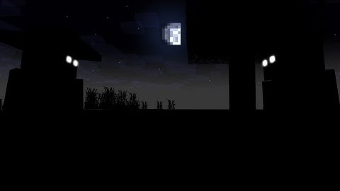 The fight of two shadows (Herobrine vs Nucifer) | Mine-imator