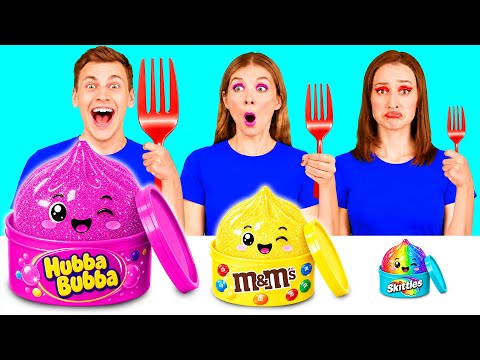 Big, Medium and Small Plate Challenge | Crazy Hacks and Recipes by PaRaRa Challenge