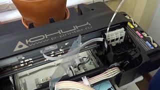 Агрессивная ручная промывка головки принтера ЮНИК 4