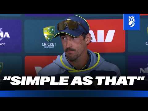 "If it was easy…" 😏🔥 Starc after six-wicket haul | Australia Press Conference