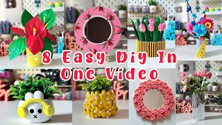 Diy 8 Easy Diy Crafts Tutorial In Single Videolyoutube