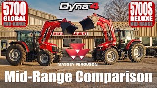 Massey Ferguson 5700S (5S) vs 5700 Global Series Mid-Range Tractors. What is the Differences?