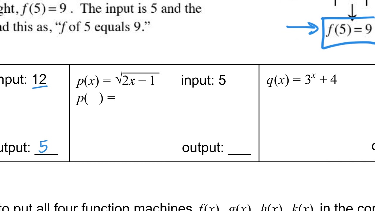 1-1 function machines - YouTube