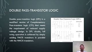 Design of a 2 input Multiplexer using Double Pass-Transistor Logic