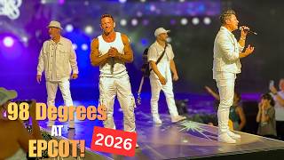98 Degrees LIVE at EPCOT 2026 🎤 | Garden Rocks Concert Series