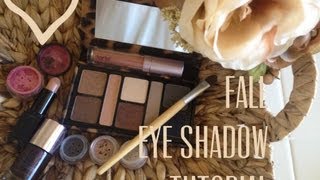 Fall Inspired Eye Makeup [Using Chemical-Free Products] | Ashley Morganic