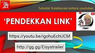 Cara nak pendekkan link