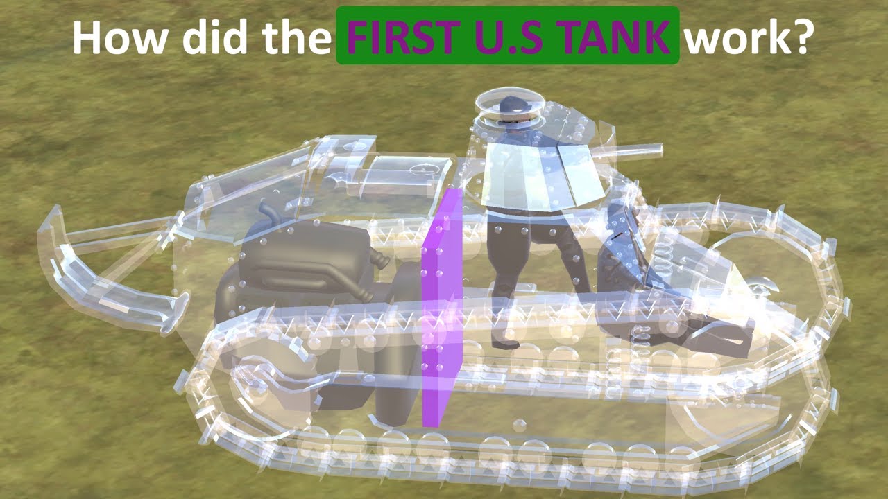 The Dawn of American Armor: M1917 Light Tank Explained (3D Animation) | U.S. Tank Evolution Ep.01