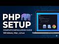 Setup php || Complete Setup || first File run