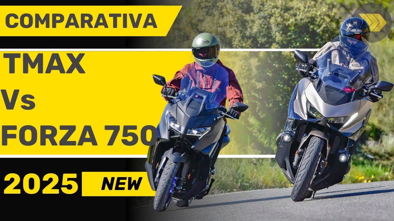 Comparativa TMAX Vs Forza 750 💥 Placer en la abundancia 💥 Review en español