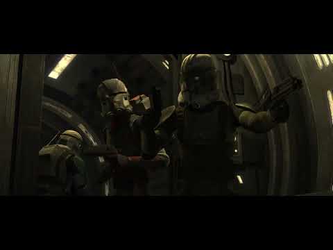 Gregor and Echo Fight Imperial Stormtroopers - The Bad Batch Season 2 Episode 14