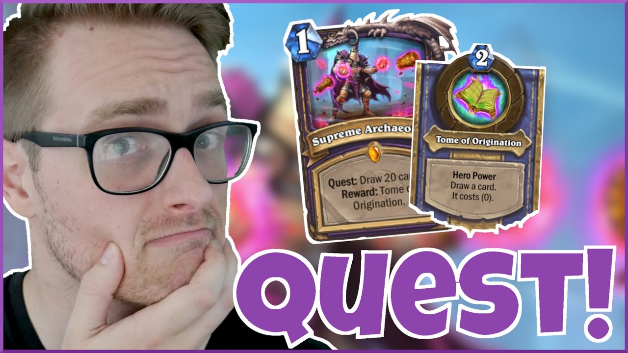 Hearthstone | ROFFLE the SUPREME Archaeologist | Wild Mecha'thun Quest Warlock | Saviors of Uldum