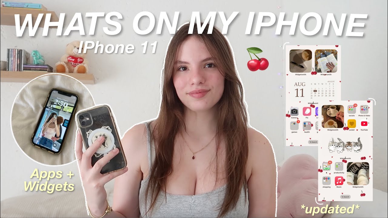 WHATS ON MY IPHONE 11 🍒 *2025 edition*