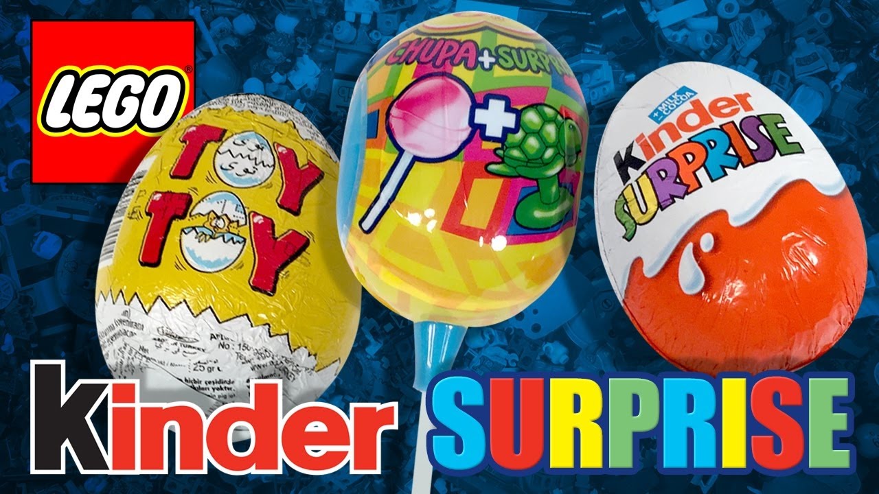 Lego FUN Kinder Surprise Egg Hunt - Kinder, Chupa Chups Sticky Zoo, Legos and Toys