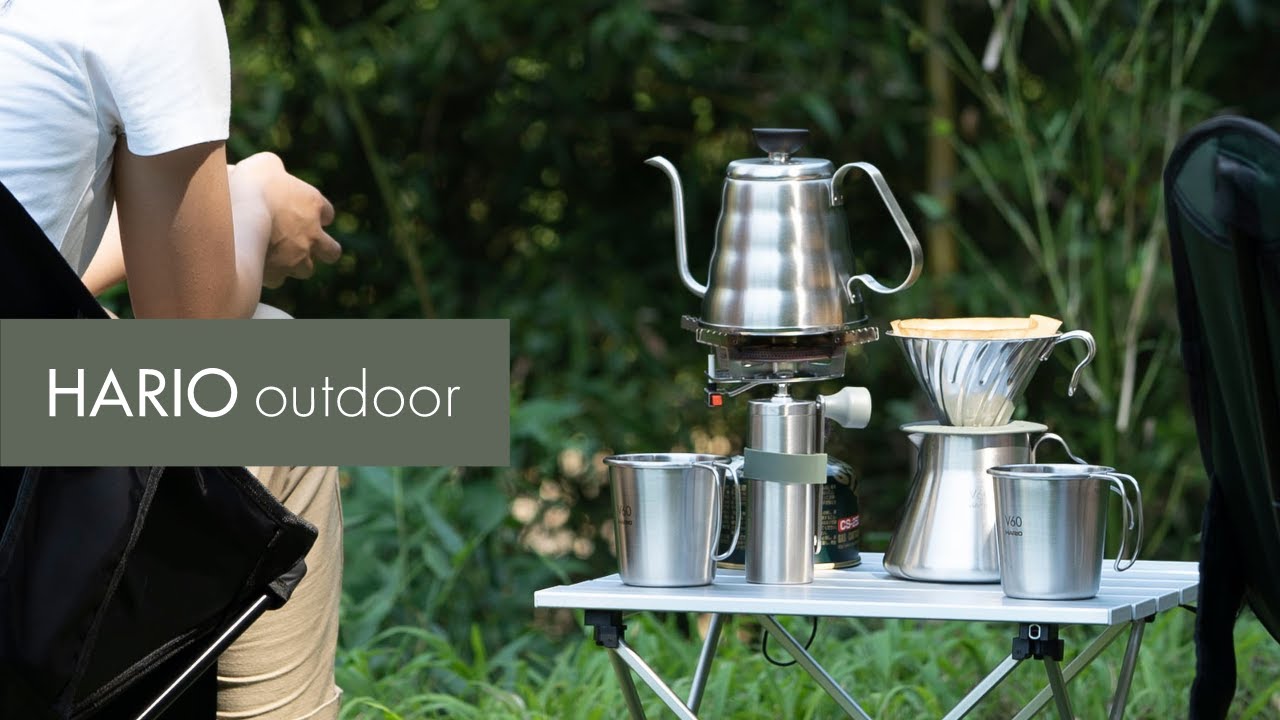 HARIO】 OUTDOOR メタルドリップケトル・ヴォーノ（500ml） ステンレス
