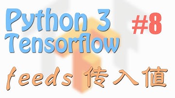 Tensorflow (老版本) 8 feeds 传入值 (神经网络 教学教程tutorial)