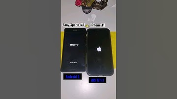 Sony Xperia M4 vs. iPhone 11 boot up! Android 5 vs. iOS 17 #boot #sonym4 #iphone11 #android5 #ios17