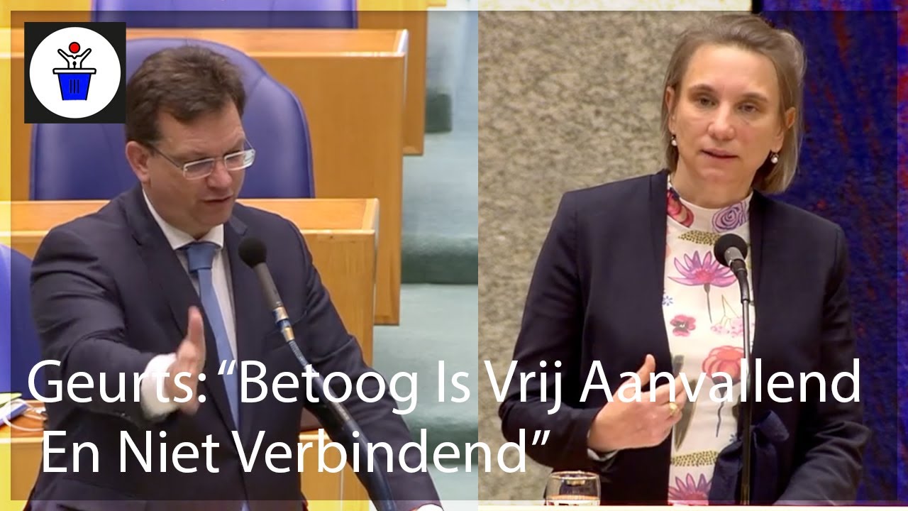 Geurts: “Betoog Is Vrij Aanvallend En Niet Verbindend” vs Bromet - Debat Initiatiefwet