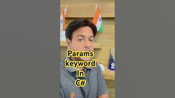 params keyword in C# #programming #code