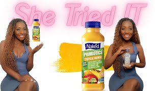 She Tried It - Naked Juice Boosted Smoothie, Tropical Mango Probiotics, 15.2 Oz Bottle