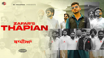 THAPIAN (Official Video) ZAFAR | BHANA SIDHU | PREET HUNDAL | Latest Punjabi Songs 2023 | RG Records