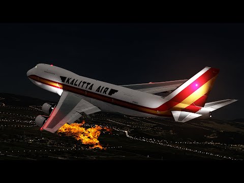 A Boeing 747-200 suffers a Triple Engine Failure After Takeoff