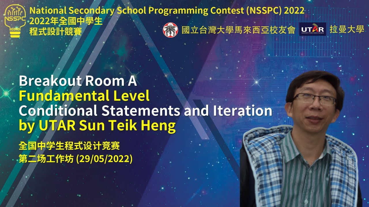 Workshop 2 - Conditional Statements and Iteration Part 2 - YouTube