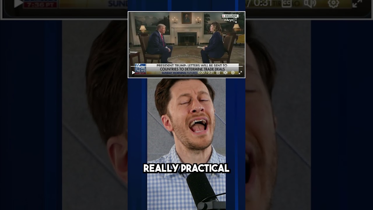 Trump’s economic policy: love letters 💌 #shorts