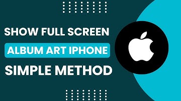 iOS 18: How To Show Full Screen Album Art on iPhone! [Lock Screen]