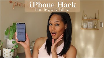 How I Use My iPhone Legally Blind | A