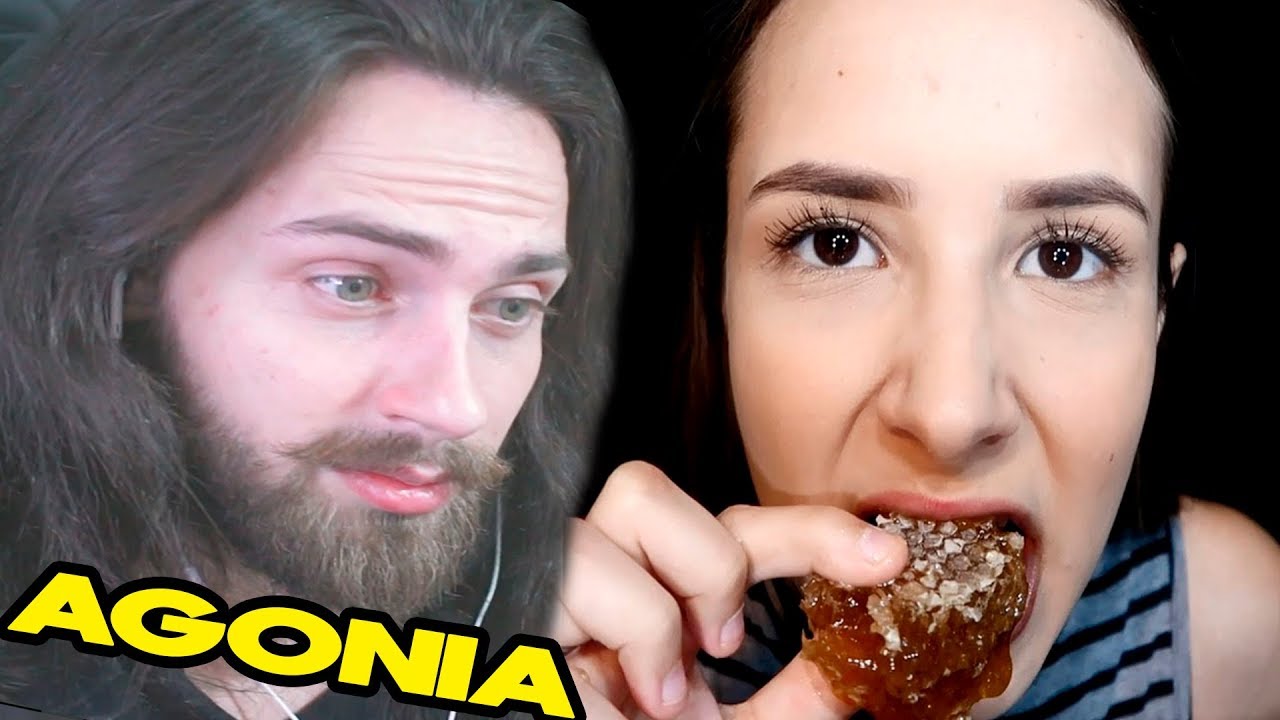 REAGINDO A MINHA NAMORADA FAZENDO ASMR