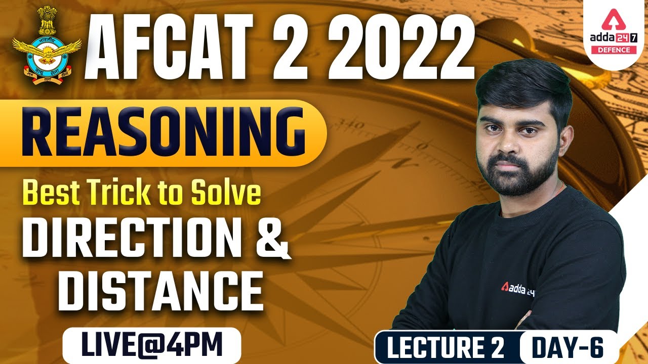 AFCAT 2 2022 Preparation | AFCAT Reasoning Classes | Direction ...