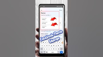 How to change Facebook name || Facebook name change shorts #shorts #viral #facebook #shortvideo