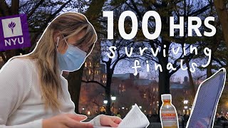 100 hours of studying 📚 | Finals Week at NYU