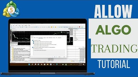 How To Allow Algo Trading In MT5 | Enable Algo Trading MT5 