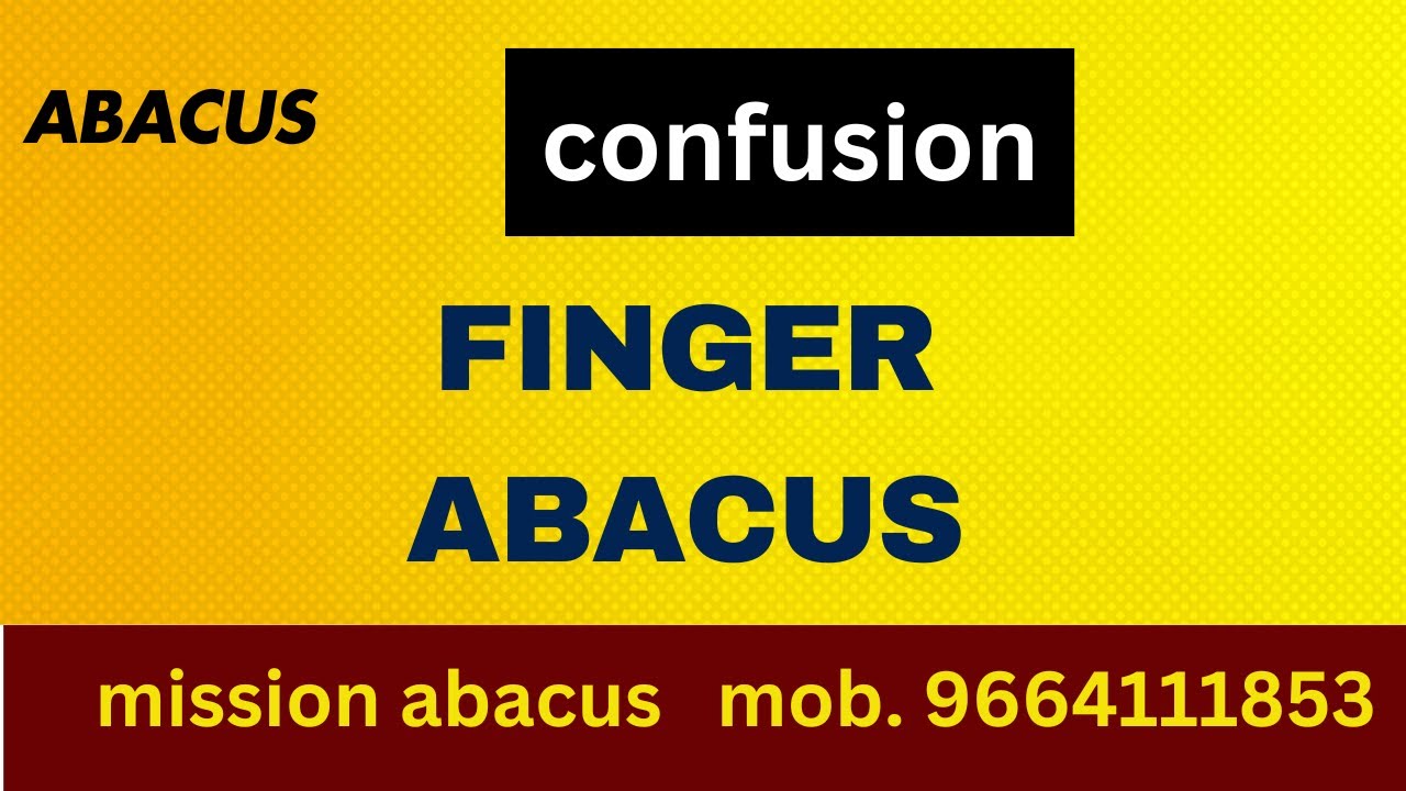 finger abacus ! free abacus teacher training bu mission abacus