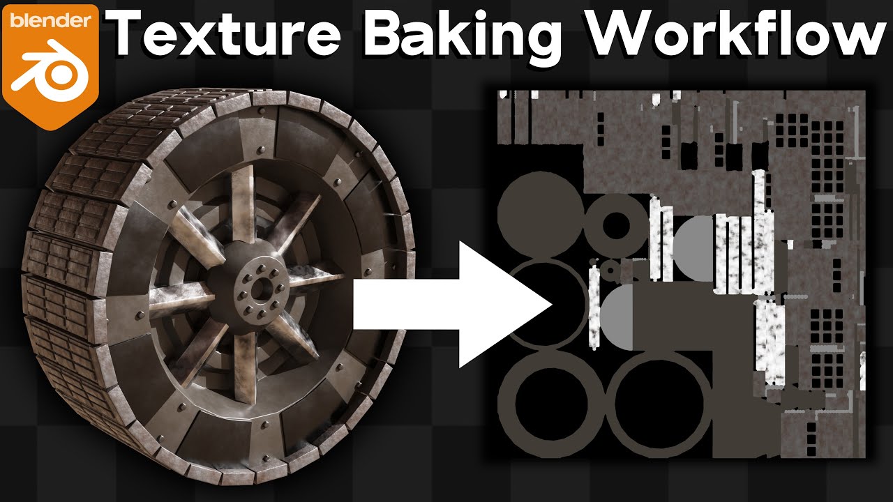 Texture Baking Workflow for Objects with Multiple Materials (Blender  Tutorial) 