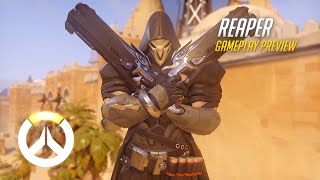 Reaper Gameplay Preview | Overwatch | 1080p HD, 60 FPS