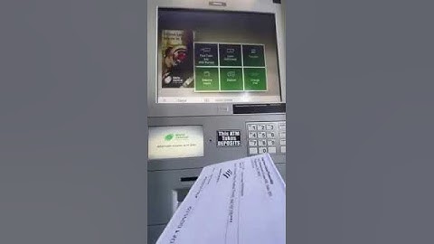 How to deposit Wire check using an ATM machine